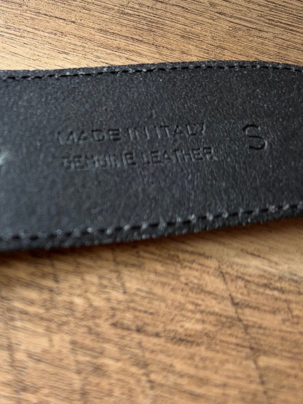 Vintage Linea Pelle Mira K Italian Leather Suede Applique Belt - Woman's Small - Picture 9 of 12